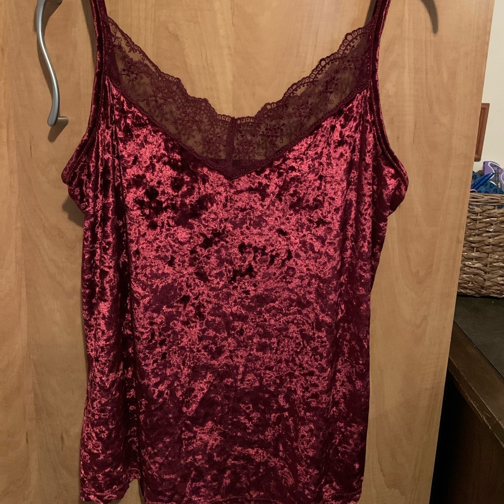 Velvet top